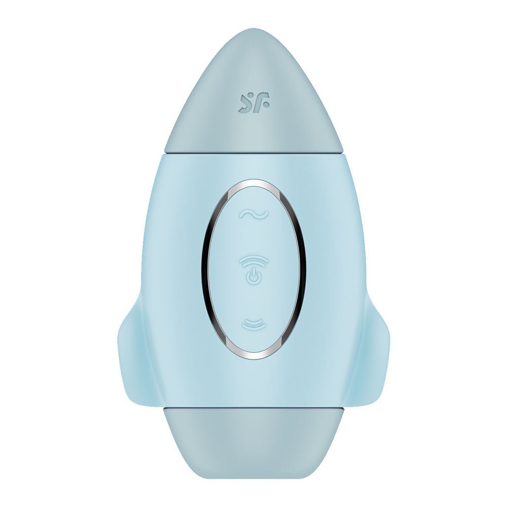Satisfyer Mission Control Blue USB Rechargeable Vibrating Air Pulse Stimulator